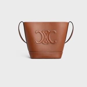 COPY - Celine Triomphe Small Bucket Bag, Tan
